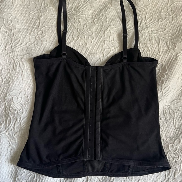 Black Women's Corset Top - Picture 3 of 7